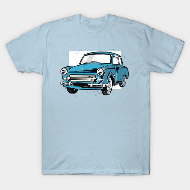 Trabant 601 (light blue) T-Shirt by GetThatCar